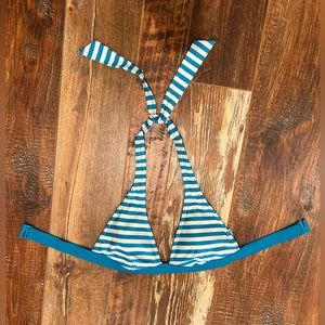 John Lewis striped bikini top in US size 6